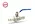 13958 Press-Fit Stainless Steel Ball Valve V Profile